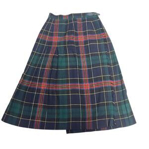 Vintage 80s College Town Women's Tartan Plaid Skirt Kilt